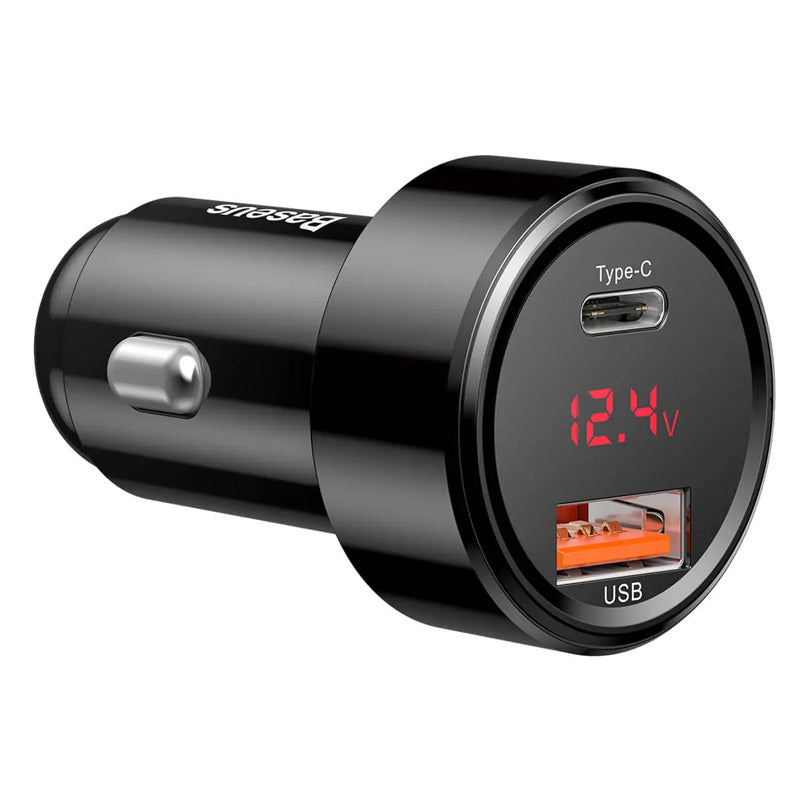Baseus Magic Series PPS digital display (Type-c PD+QC) Intelligent dual quick charging and car charging of 45W Black Baseus Magic Series PPS digital display (Type-c PD+QC) Intelligent dual quick charging and car charging of 45W Black